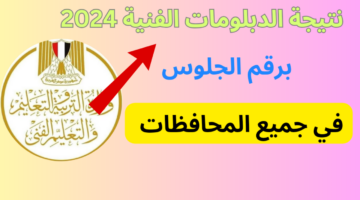 نتيجة الدبلومات الفنية 2024
