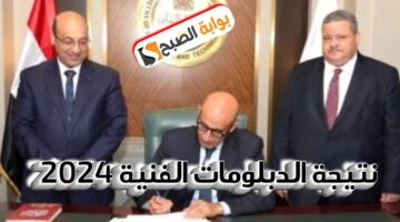 نتيجة الدبلومات الفنية 2024 4