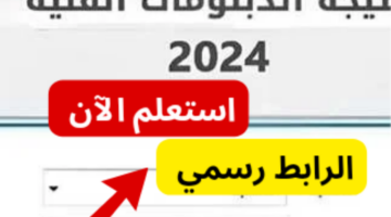 نتيجة الدبلومات الفنية
