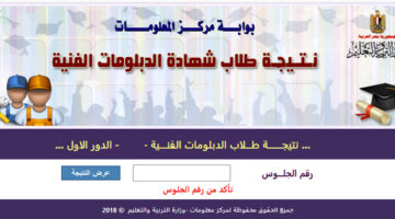 نتيجة الدبلومات الفنية2024