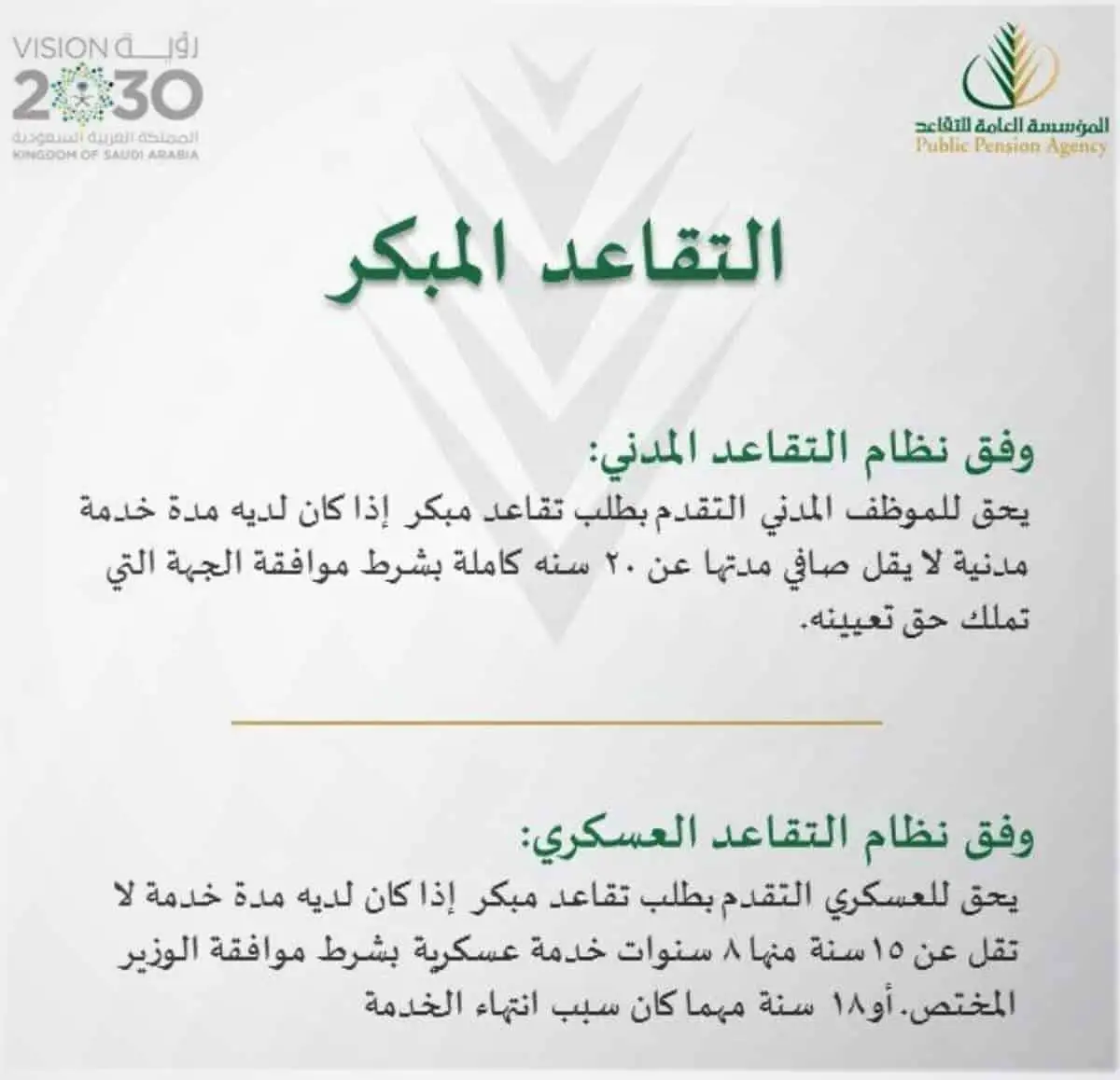 التأمينات الاجتماعية تُوضح.. نظام التقاعد المبكر والفئات غير المشمولة بنظام التقاعد 5 التأمينات الاجتماعية تُوضح.. نظام التقاعد المبكر والفئات غير المشمولة بنظام التقاعد