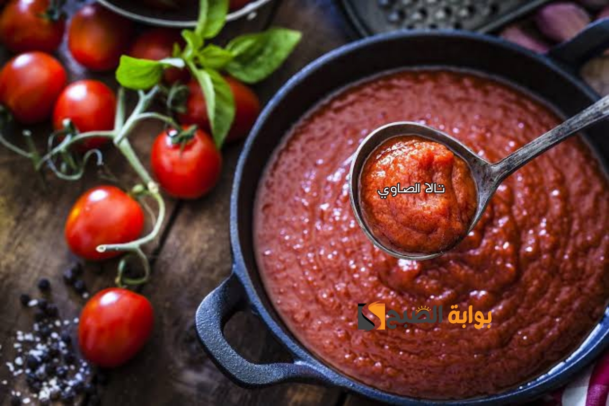 بأسرار المصانع وبدون مواد حافظة طريقة عمل صلصلة الطماطم المركزة جهزيها لجميع أكلاتك
