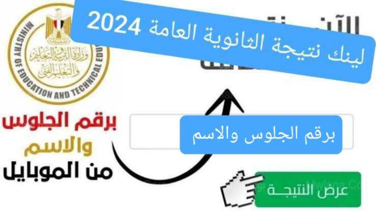 تظهر قريبا .. نتيجة الثانوية العامة بالاسم ورقم الجلوس 2024 طريقة الاستعلام عبر موقع الوزارة الرسمي
