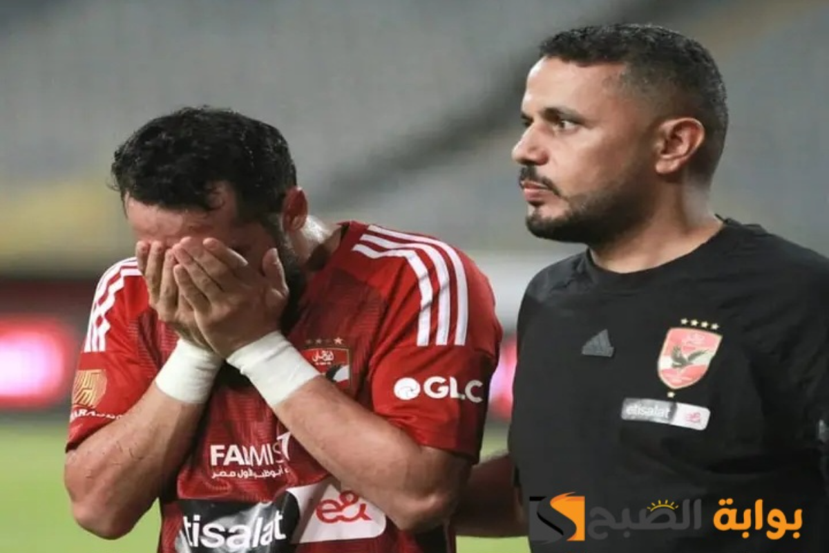 بعد التتويج بلقب الدوري المصري..قلق في النادي الأهلي بشأن إصابة نجم الفريق
