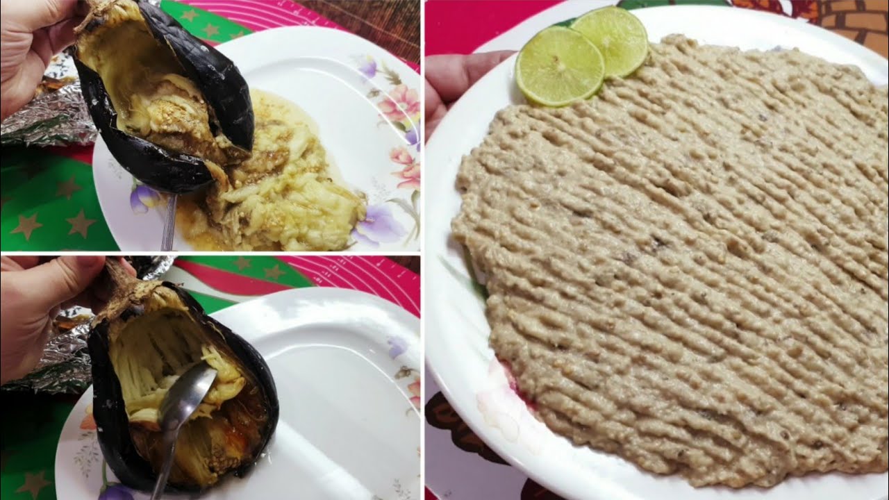 وصفة جدتي “بابا غنوج ” ..  خطوات شوي الباذنجان بالفرن بالطريقة الصحيحة كأشهر المطاعم