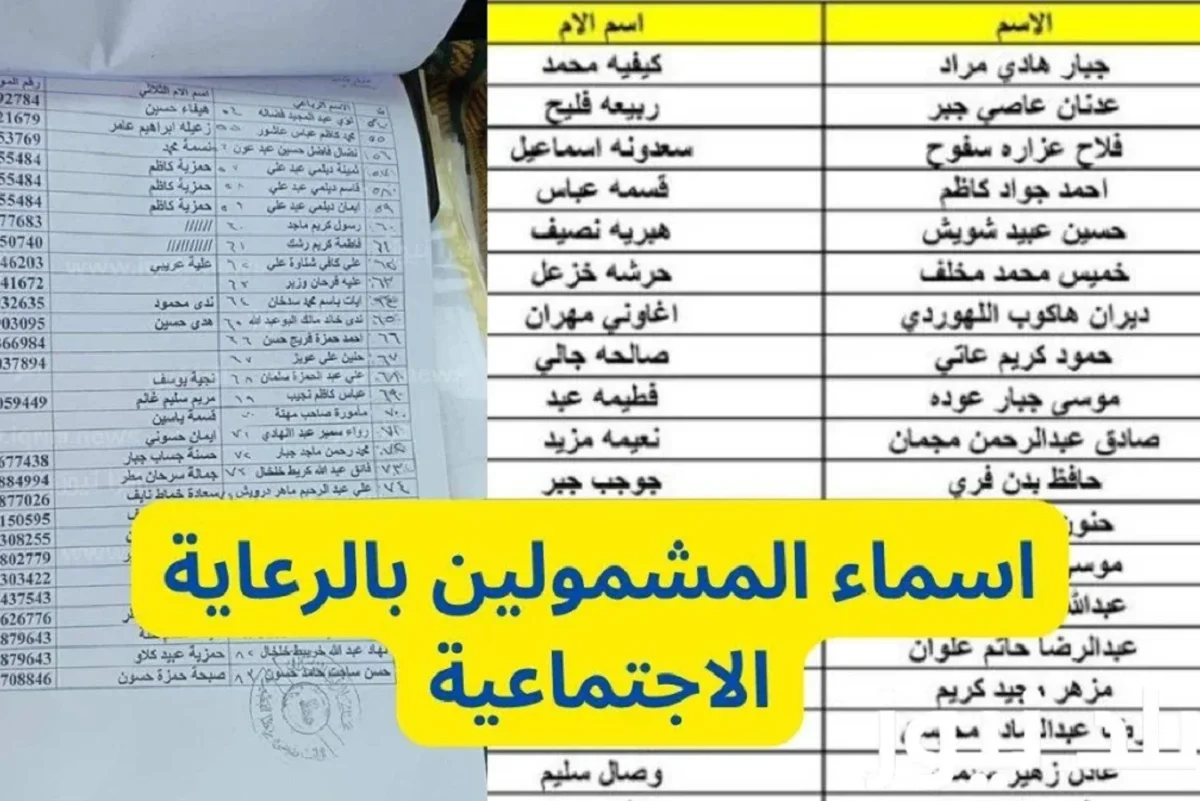 “منصة مظلتي” تعلن عن رابط الاستعلام عن أسماء المشمولين في الرعاية الاجتماعية 2024 بالعراق