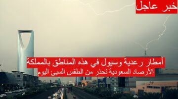 أمطار رعدية وسيول في هذه المناطق بالمملكة 1 1280x720 1 1