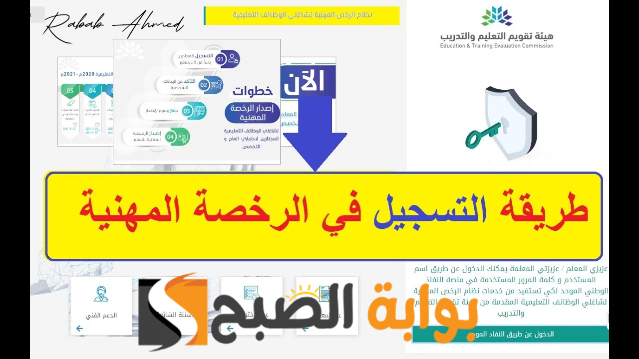 بدء التسجيل في اختبار الرخصة المهنية العام 2024 وأهم الخطوات والنصائح المقدمة