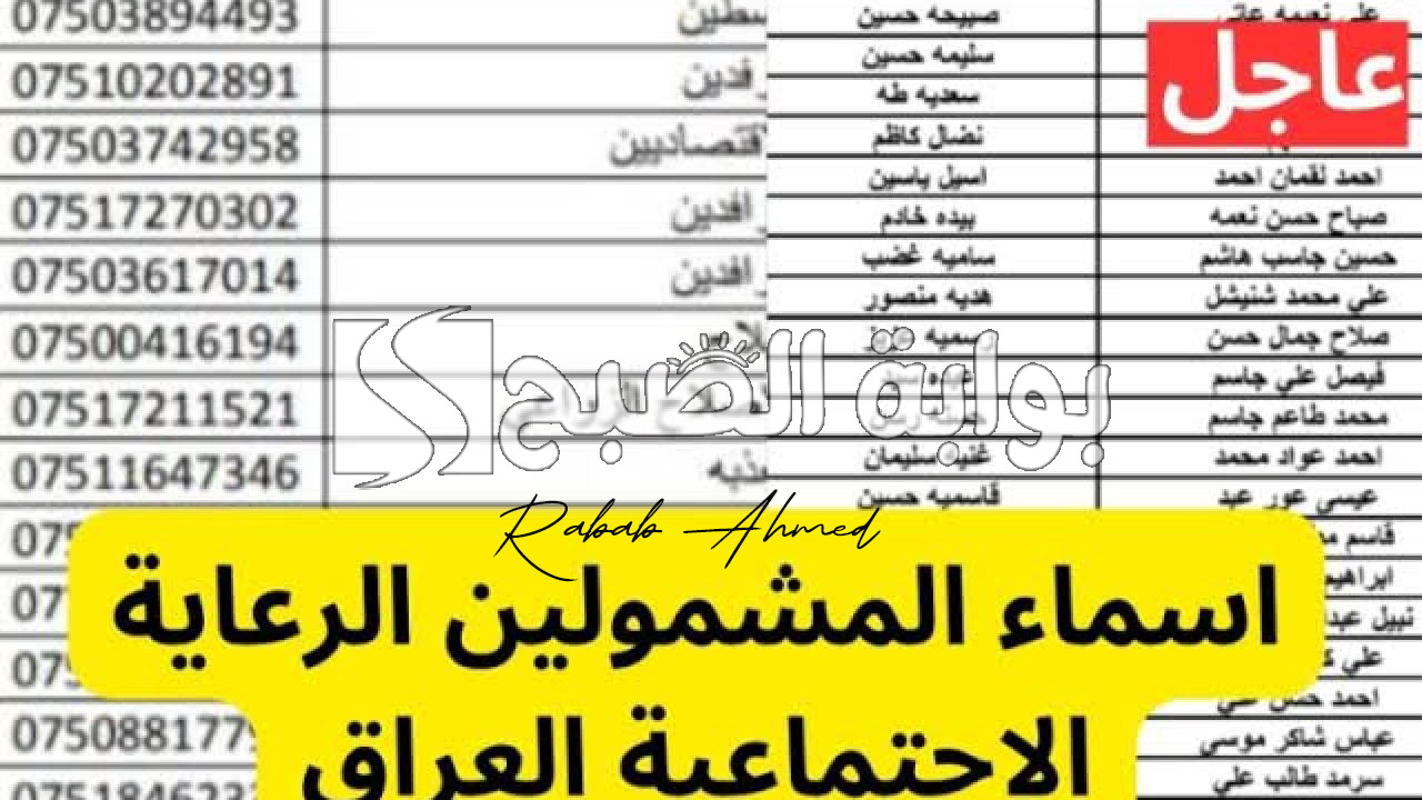 خطوات الاستعلام عن اسماء الرعاية الاجتماعية الوجبة الأخيرة 2024 منصة مظلتي
