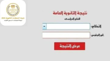 اعتماد وزارة التربية والتعليم نتيجة الثانوية العامة 2024 الدور الأول برقم الجلوس اليوم 1200x700 1