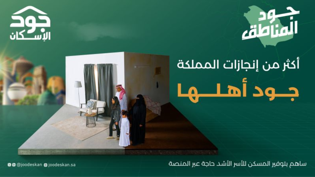 شروط الحصول على سكن من منصة جود الإسكان 1446هـ.. وطريقة التسجيل joodeskan
