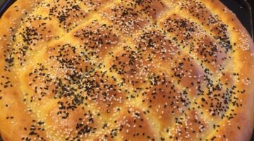 الخبز البلدي على الطريقة التركية
