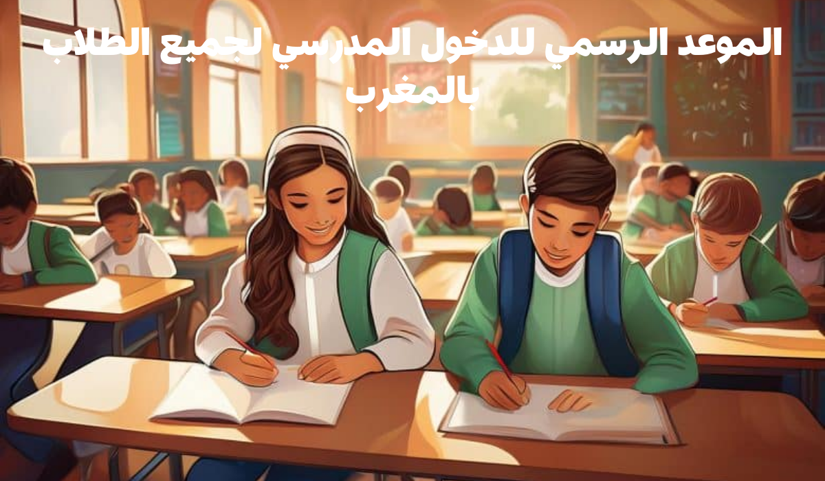 الموعد الرسمي للدخول المدرسي لجميع الطلاب بالمغرب 2024..وأهم الإجازات الرسمية المقررة