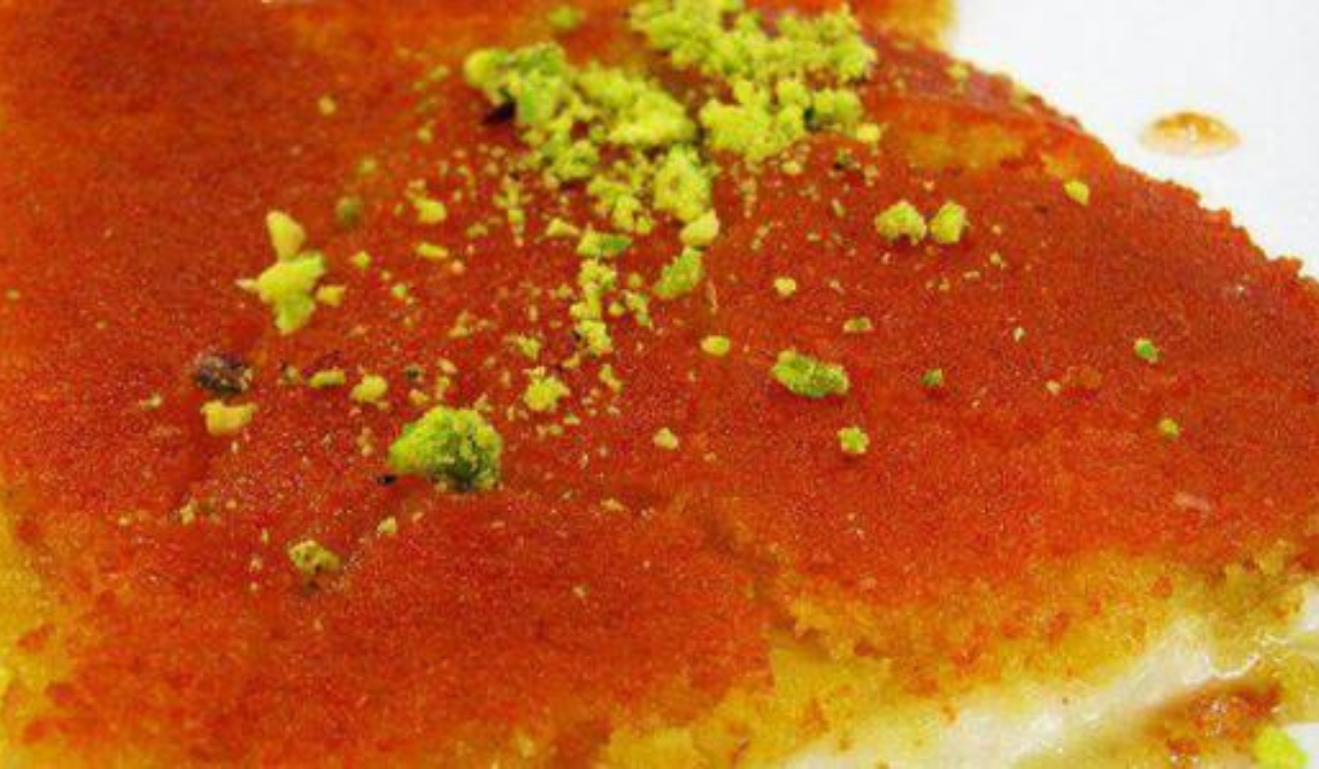 بطريقة أشهر محليات الحلويات عمل الكنافة النابلسية بكل سهولة