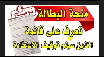 حقيقة وقف منحة البطالة الجزائر