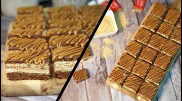 حلوى مكعبات السعادة بالشوكولاتة