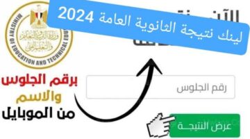 رابط نتيجة الثانوية العامة 2024 4