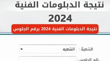 رابط نتيجة الدبلومات الفنية الدور الثاني 2024 1536x864 1