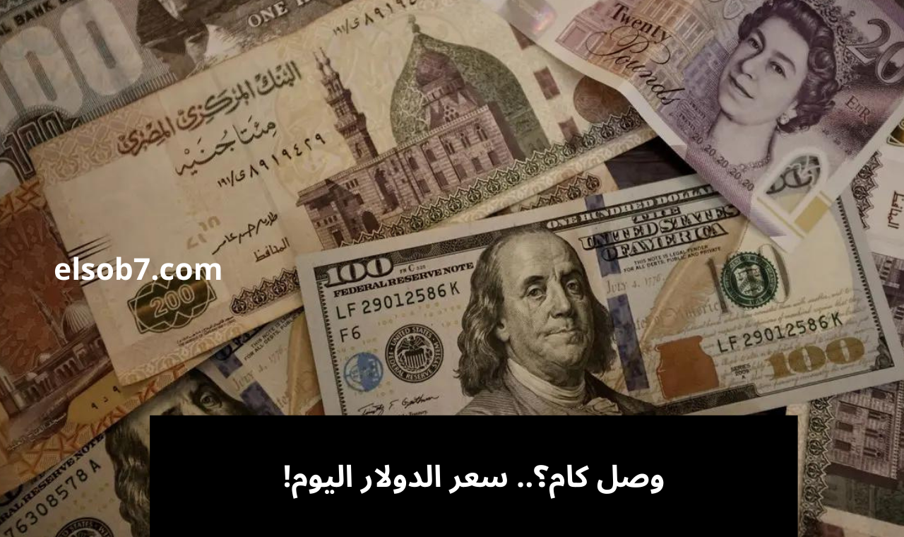 نزل كام.. هبوط سعر الدولار مقابل الجنية اليوم الاثنين 12/8/2024 في البنوك الحكومية