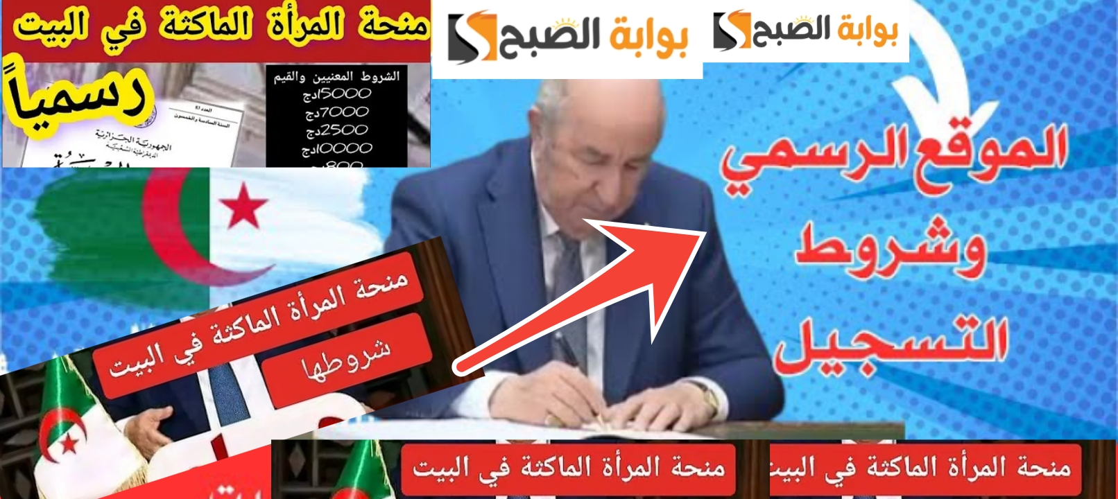 الحكومة الجزائرىة توضح الية التسجيل في منحة المرأة الماكثة بالبيت 2024 وشروطها ومقدارها