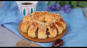 طريقة عمل بريوش التمر اللذيذ بطعم ورائحة زمان