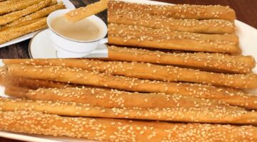 طريقة عمل بقسماط السمسم بالمنزل