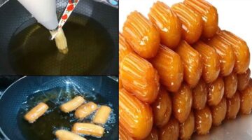 طريقة عمل بلح الشام المقرمش 1