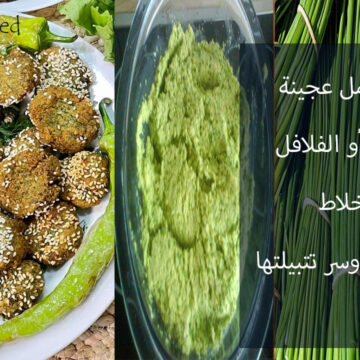 عجينة الطعمية أو الفلافل… طريقة عملها في الخلاط وسر لونها الأخضر وطعمها الرائع هتاكلي صوابعك وراها