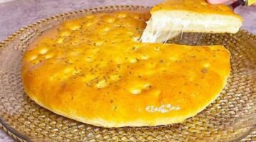 فطيره جبنه بحشو بطاطس هشة قطنية