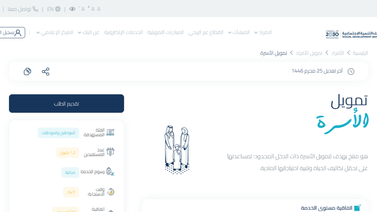 قرض الأسرة 60 ألف بدون كفيل إيداع فوري لمن تنطبق عليه الشروط .. هل انت منهم؟