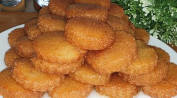 كرات بسبوسة السميد بالشربات