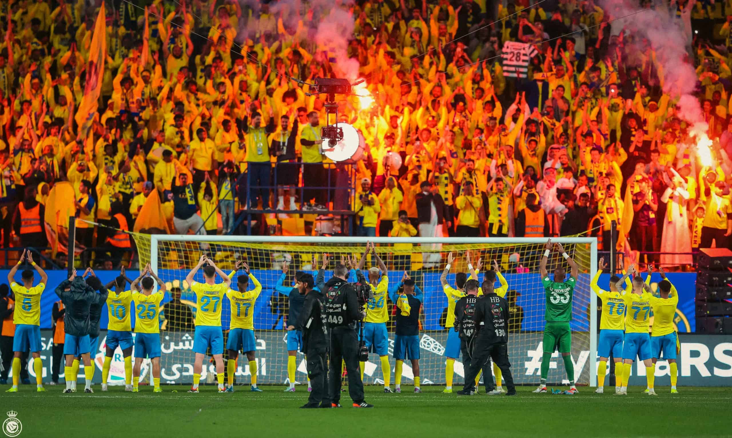 صخرة النصر السعودي الجديدة يطلق إنذار مبكر يتحدى فيه الهلال والأهلي والاتحاد