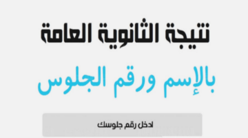 نتيجة الثانوية العامة 1