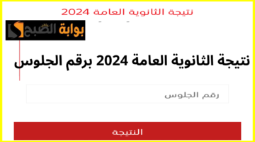 نتيجة الثانوية العامة 2024 2