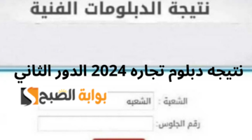 نتيجه دبلوم تجاره 2024 الدور الثاني