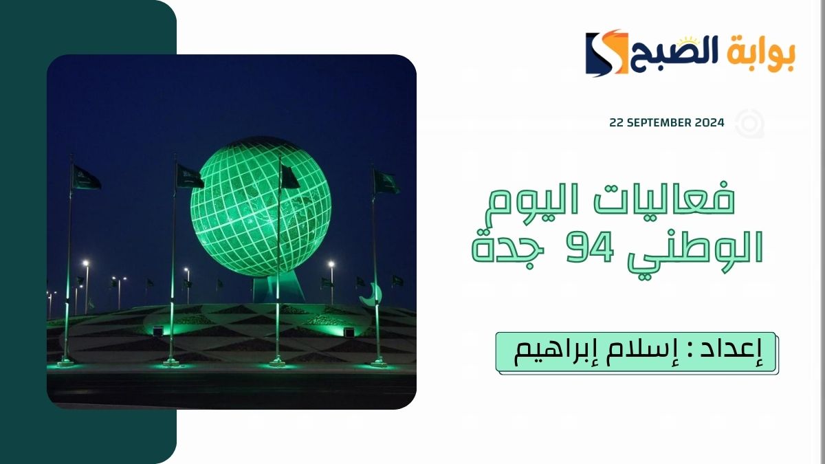 “نحلم ونُحقق”.. فعاليات اليوم الوطني 94 جدة.. أبرزها مواقع عروض الألعاب النارية 2024