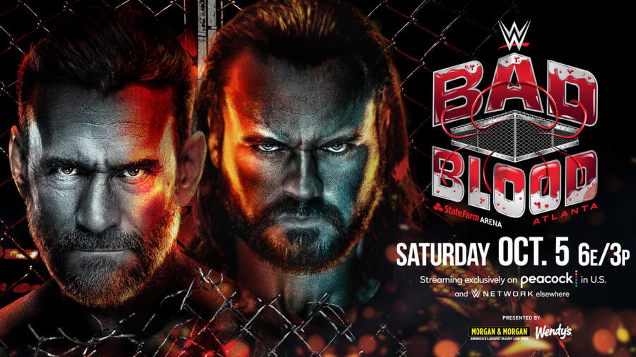 “مباراة سي إم بانك ودرو ماكنتاير“ موعد عرض WWE Bad Blood 2024 والقنوات الناقلة له