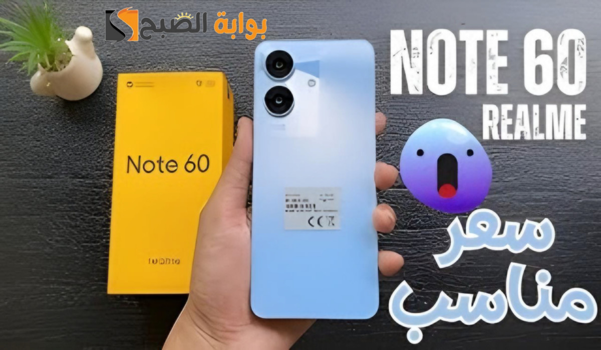 “بإمكانيات ممتاااازة وبكاميرا جبارة” إليكم سعر ومواصفات هاتف Realme note 60 الجديد كليًا بعد الإعلان عنه في الخارج