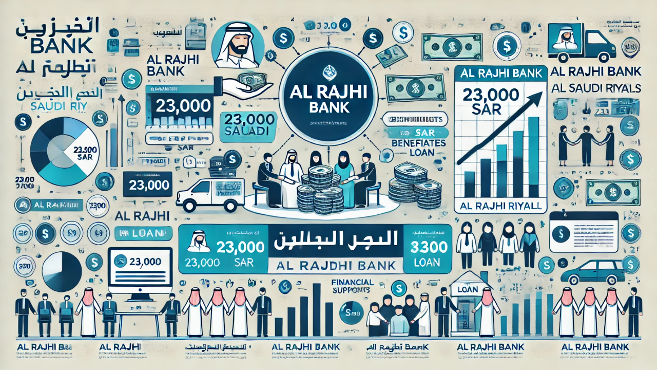 تسهيلات كبيرة للمتعثرين وغير القادرين.. إيداع فوري 23000 ريال من بنك الراجحي في حسابك تمويل شخصي بدون كفيل