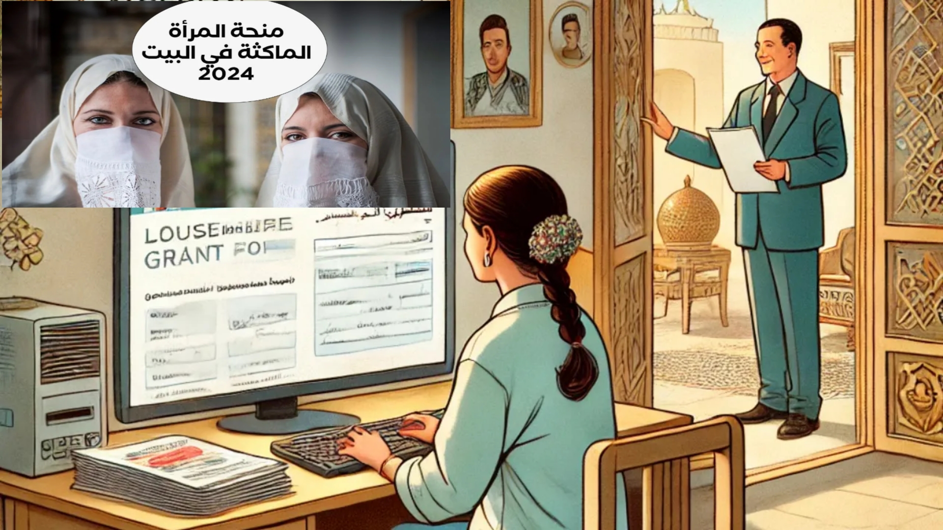 عبر الوكالة الوطنية للتشغيل anem.dz.. خطوات ورابط التقديم في منحة المرأة الماكثة بالمنزل 2024.. الحكومة الجزائرية توضح