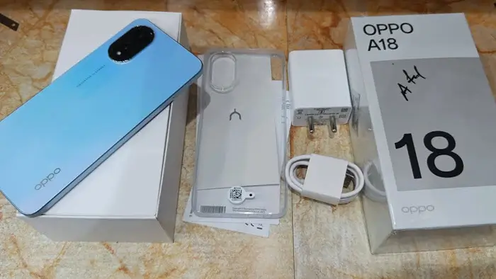 سعر ومواصفات هاتف Oppo A18 في مصر والسعودية: هاتف اقتصادي بأداء مميز وبطارية قوية لعام 2024 2 سعر ومواصفات هاتف Oppo A18 في مصر والسعودية: هاتف اقتصادي بأداء مميز وبطارية قوية لعام 2024