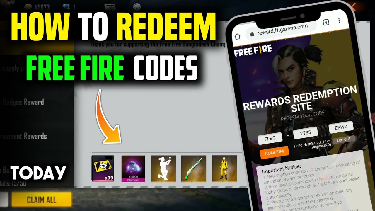 “محدثة وغير مستعملة 100%”.. إليكم أحدث أكواد الاسترداد Garena Free Fire MAX اليوم الأربعاء 18 سبتمبر