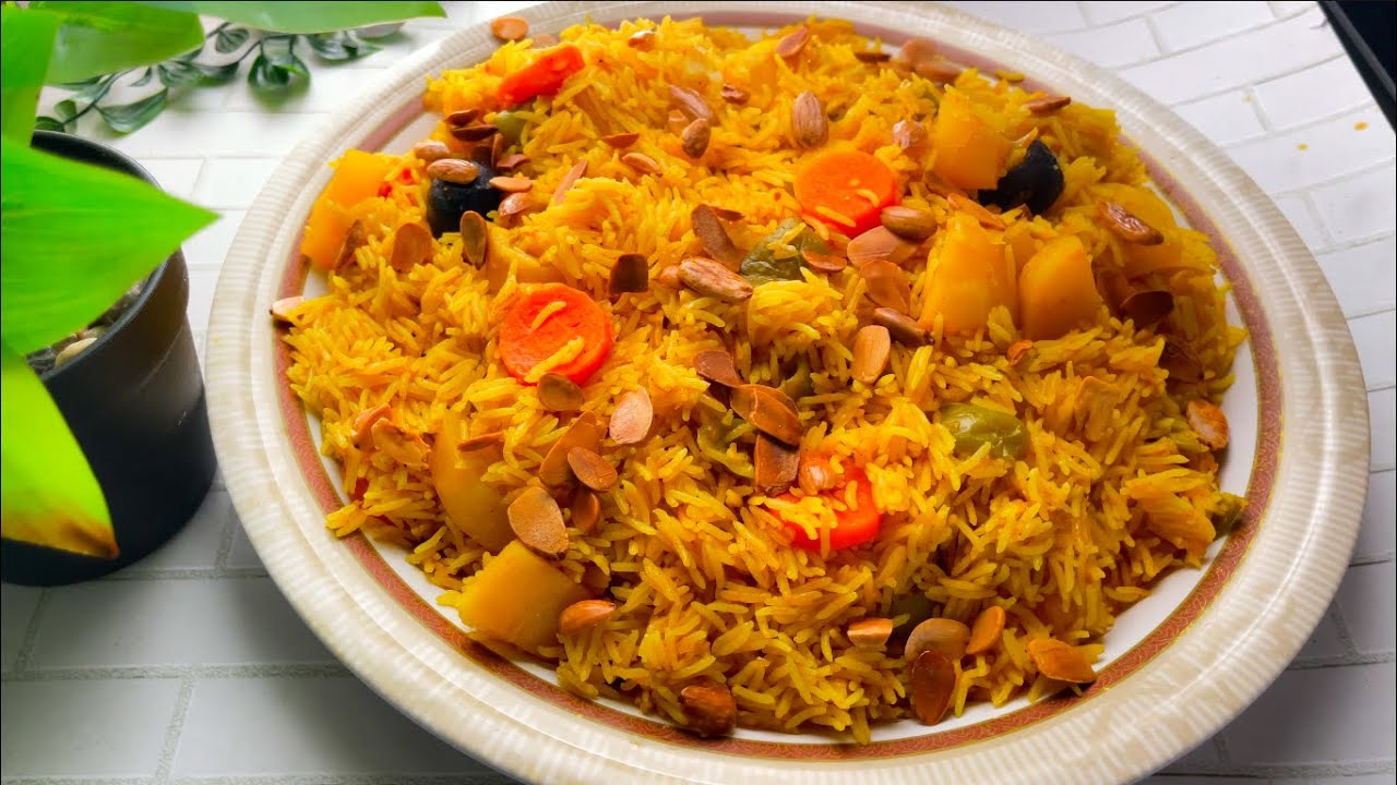 ألذ أكلات المطبخ السعودي..طريقة عمل الكبسة الحارة بطعم لا يقاوم بدون دجاج أو لحم 2 ألذ أكلات المطبخ السعودي..طريقة عمل الكبسة الحارة بطعم لا يقاوم بدون دجاج أو لحم
