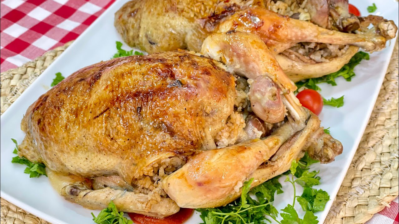 حضريها على الغدا..طريقة عمل الفراخ المحشية بالأرز بأبسط المكونات والخطوات