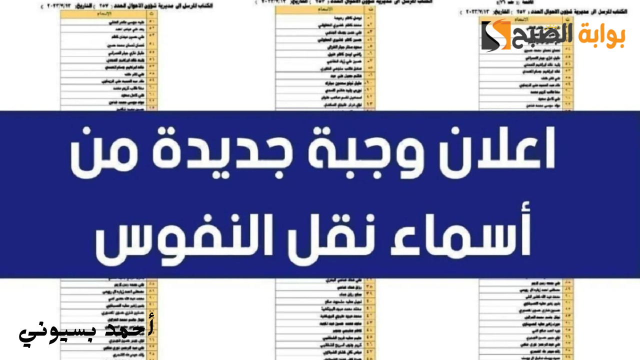 استعلام أسماء المقبولين في نقل النفوس الوجبات الجديدة عموم محافظات العراق 2024