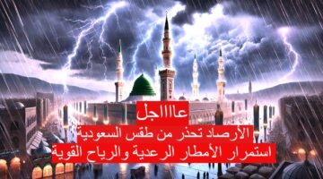 الأرصاد تحذر من طقس السعودية