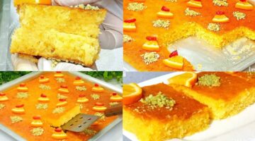 البسبوسة بالبرتقال