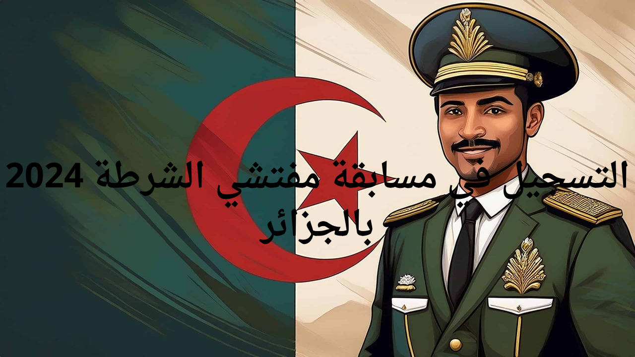 المديرية العامة للأمن الوطني تعلن عن لينك التسجيل في مسابقة مفتشي الشرطة 2024 بالجزائر والشروط المطلوبة