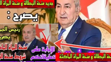 التقديم في منحة البطالة للمرأة المتزوجة الماكثة في البيت 2024