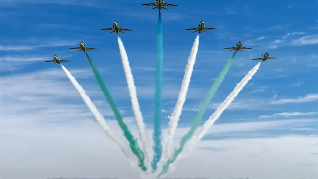 فعاليات اليوم الوطني 94 جدة والرياض وكافة المحافظات وموعد العروض الجوية في جميع المناطق